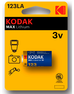 pilas de mando Kodak ULTRA 123